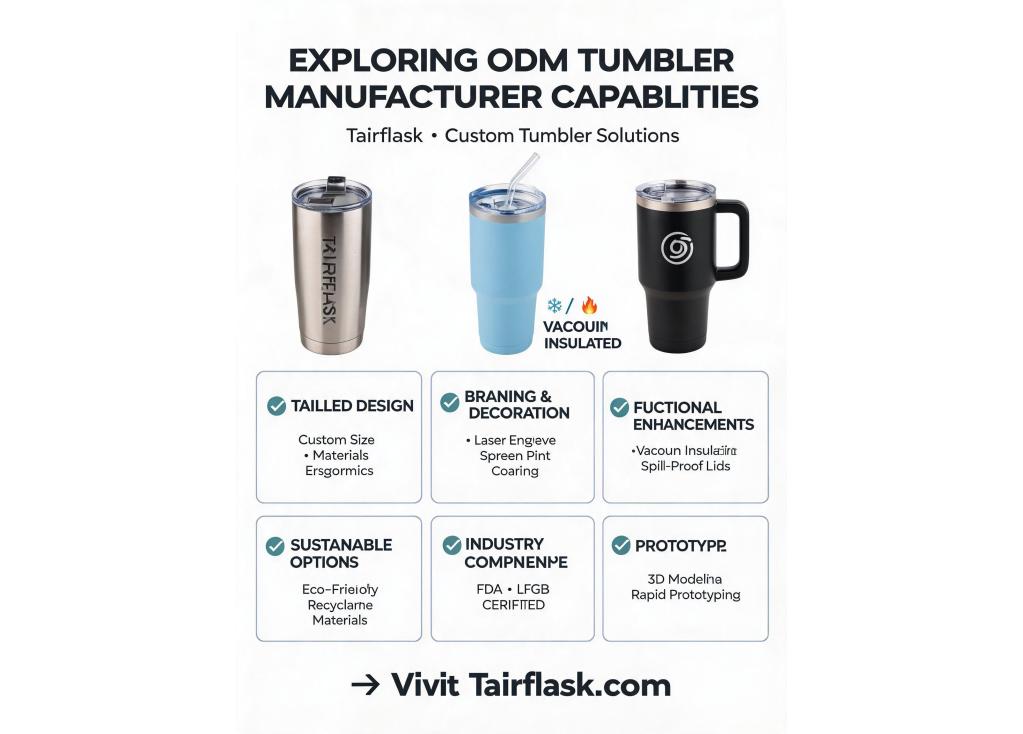 What design capabilities do ODM tumbler manufacturers offer for unique product development?