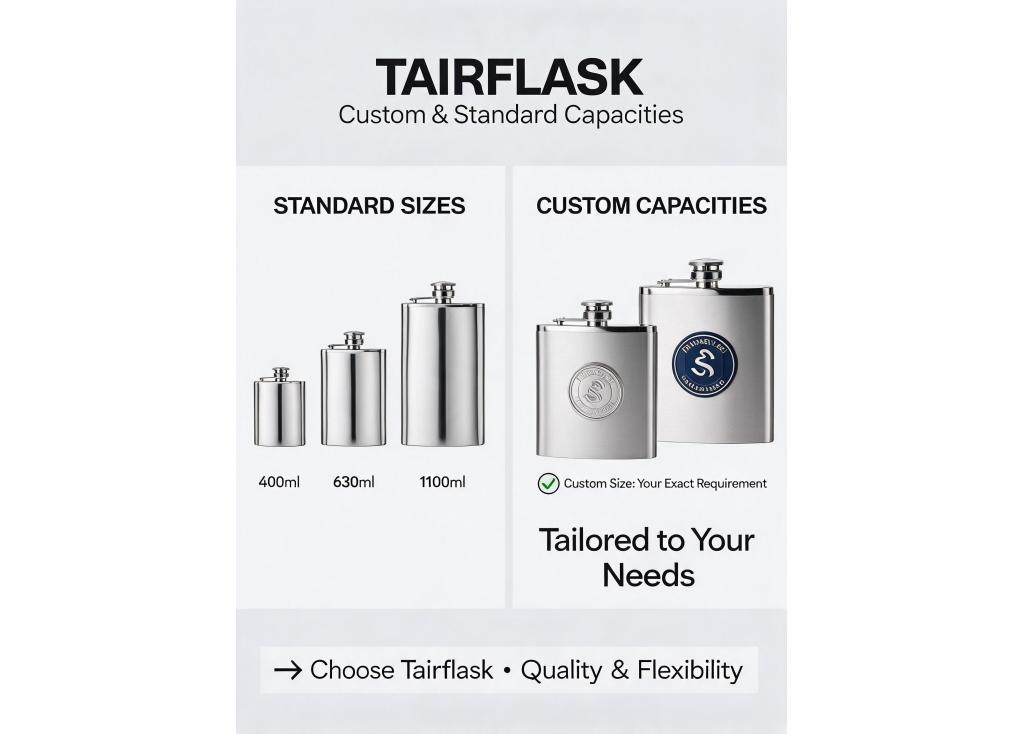 Can suppliers provide both standard sizes (400ml, 630ml, 1100ml) and custom capacities?