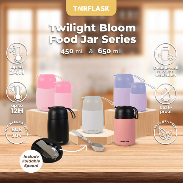 Tairflask Twilight Bloom Series Tumbler 400ml
