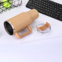 40oz Stainless Steel Tumbler with Handle and Straw Popular Car-Friendly Anti-Scratch Slip Customized Logo Option