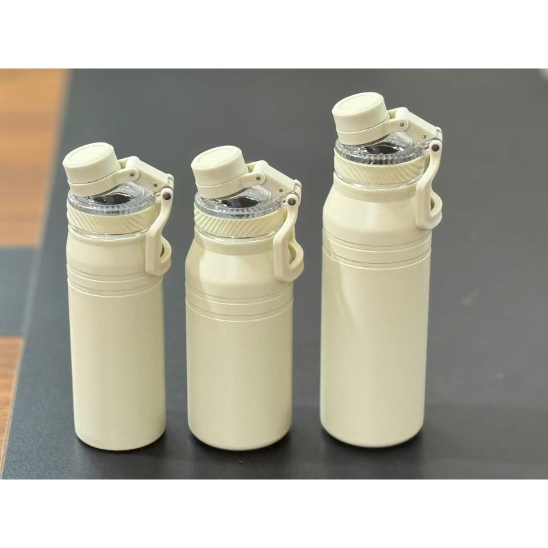 Portable 600ml Double Wall Stainless Steel Water Flask Travel Tumbler Insulated Vacuum Bottle With Handle for Business Gifts