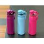 Portable 600ml Double Wall Stainless Steel Water Flask Travel Tumbler Insulated Vacuum Bottle With Handle for Business Gifts