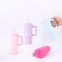 24oz Custom Stainless Steel Tumbler Thermal Mug with Handle Lid Double Wall Vacuum Insulated Coffee Mug