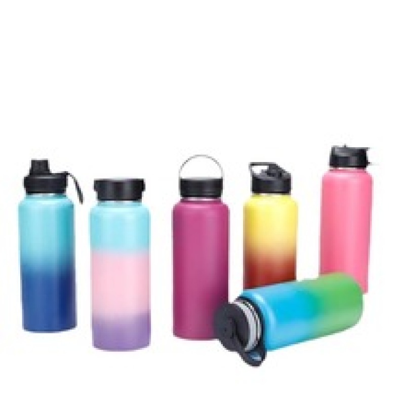 Custom Double-Walled Stainless Steel Flask Large Capacity Insulated Metal Thermos Cup Sports Water Bottle for Men Business Gifts