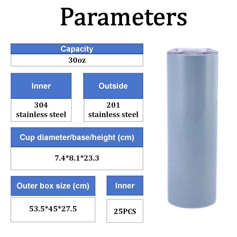 USA Warehouse Best Seller 30oz Stainless Steel Double Wall Sublimation Blanks Minimalist for Coffee Water Beer Tea Back School