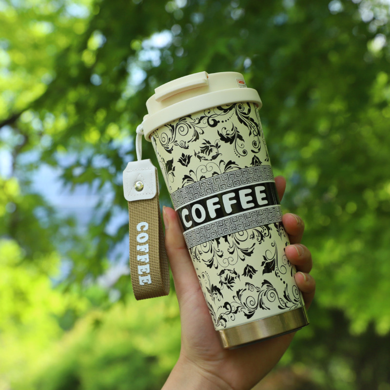 500ml Double Wall 316 Stainless Steel Thermos Flask New Office Travel Promotion Gift for Camping Tea Coffee Drinking Tumbler Cup