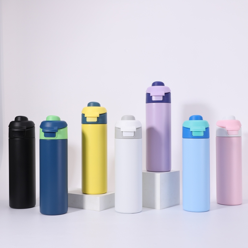 5th Generation Sports Bottle Stainless Steel Tumbler Modern Logo Outdoor Sport Water Mug with Hot Cold for Travel Drink