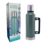Customizable 1L 1.4L 1.9L Stainless Steel Vacuum Water Bottle Multi-Purpose Lid Large Capacity Keeps Hot Cold for All Day Use