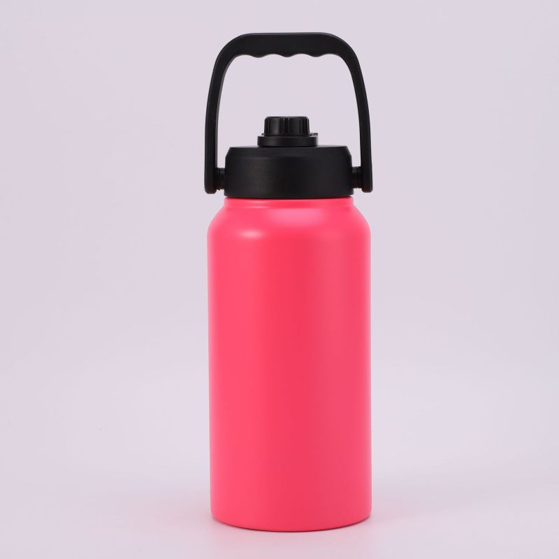 50oz Stainless Steel Double Wall Insulated Vacuum Flask Powder Coated Sports Water Tumbler Office