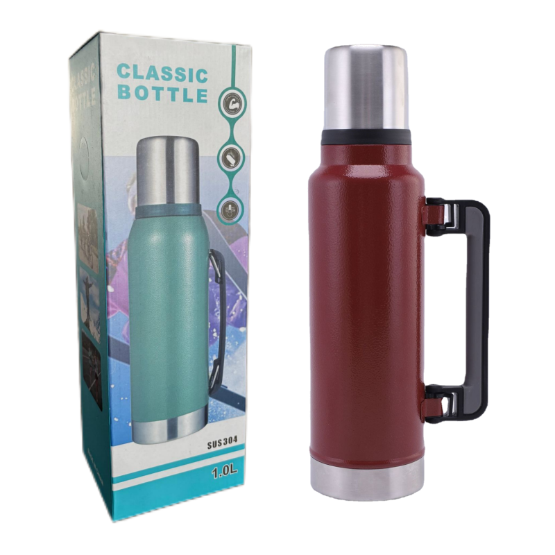 Customizable 1L 1.4L 1.9L Stainless Steel Vacuum Water Bottle Multi-Purpose Lid Modern Design Kids' Mug for Hot Cold Beverages