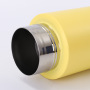 Large Capacity 1000ML Double Wall Insulated Stainless Steel Water Bottle with Silicone Handle and Straw for Business Gifts
