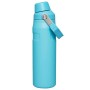 Custom Logo Stainless Steel Double Wall Outdoor Sports Flask Vacuum Insulated Travel Drinking Water Bottle Handle Business Gifts