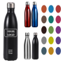 Personalized 350ml Stainless Steel Gym Water Bottle with Small Mouth for Workout & Camping