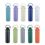 Leakproof Bpa-free Fast Flow Flask for Travel Camping Sports Insulated Stainless Steel Angled Spout Lid Water Bottle