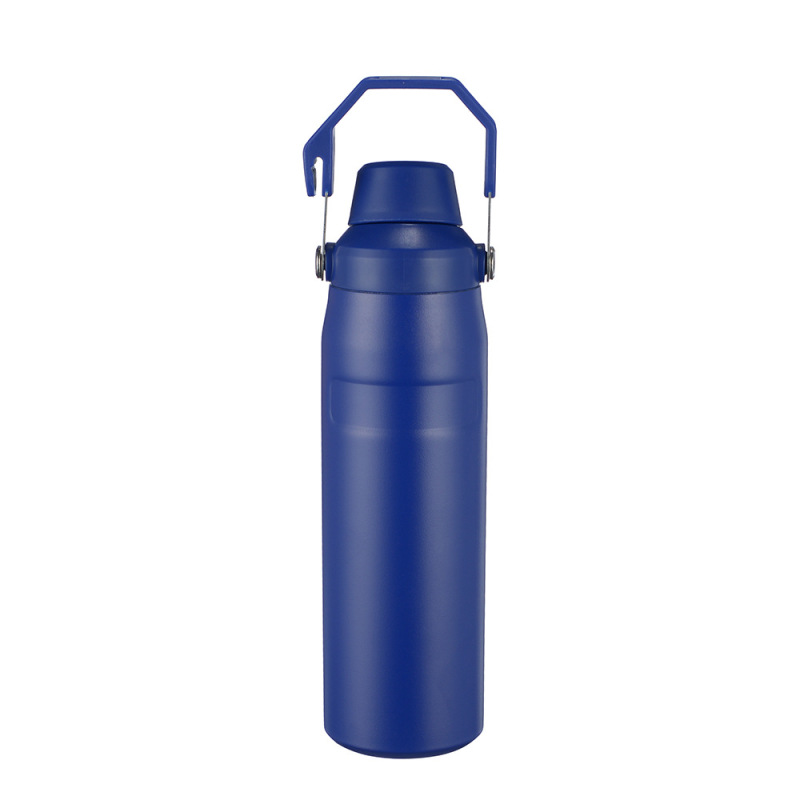 Leakproof Bpa-free Fast Flow Flask for Travel Camping Sports Insulated Stainless Steel Angled Spout Lid Water Bottle