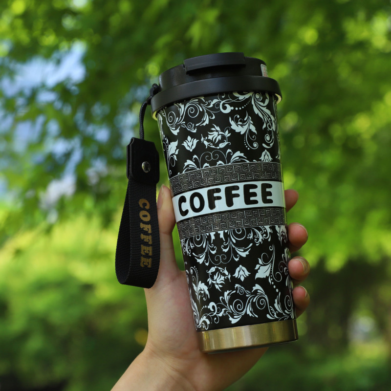 New 500ml Promotion Gift Office Travel 316 Stainless Steel Double Wall Thermos Flask Tea Coffee Drinking Tumbler Cup
