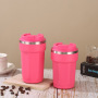 Stylish 380ml 510ml Powder Coated Insulated Coffee Mug Portable Stainless Steel Thermal Travel Tumbler Cup for Camping