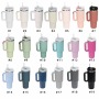 Second-Generation 40 oz Insulated Stainless Steel Car Cup Tumbler Straw Handle Food-Grade 304 Drinkware Accessory Premium for Mu
