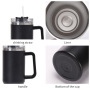 High Sale 40oz Double Wall Stainless Steel Tumbler with Handle for Coffee Business & Back to School Camping Gift Idea