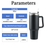 High Sale 40oz Double Wall Stainless Steel Tumbler with Handle for Coffee Business & Back to School Camping Gift Idea