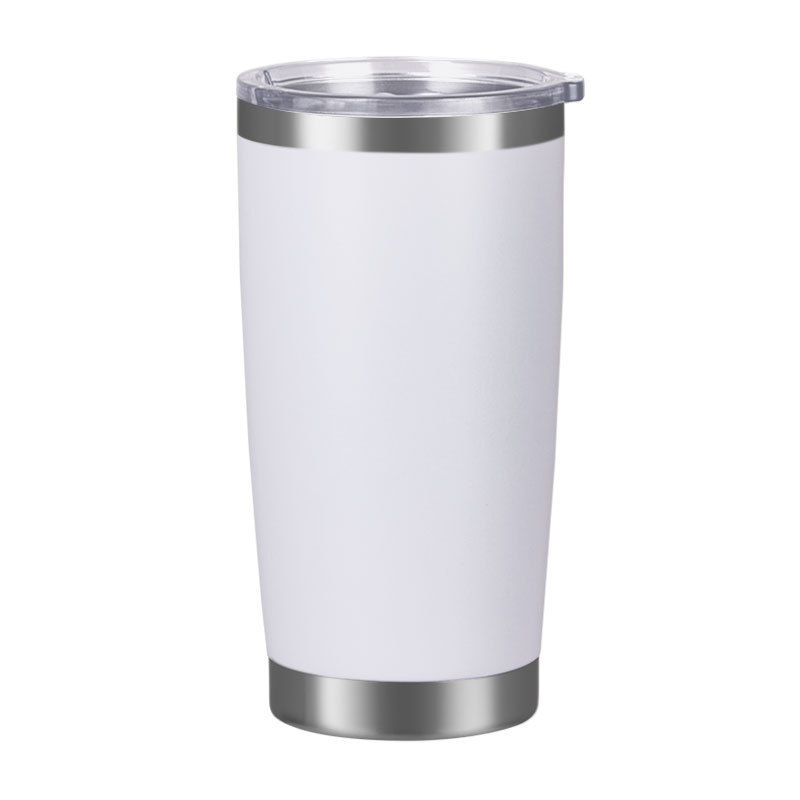 20 oz Stainless Steel Tumbler Double-Walled Vacuum Insulated Lid Customized Travel Coffee Mug for Business Gifts