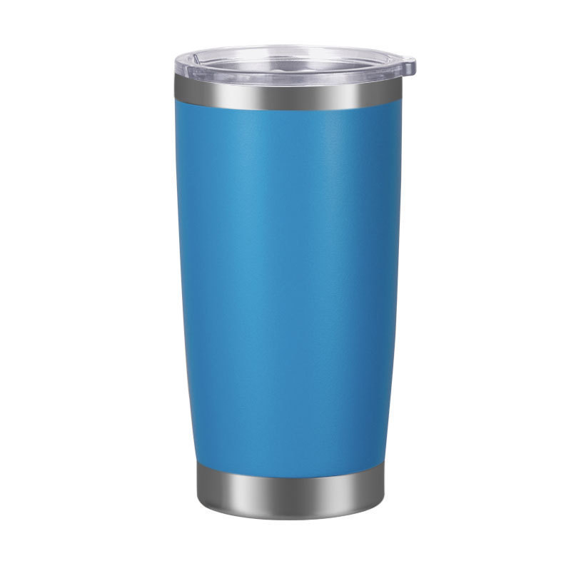 20 oz Stainless Steel Tumbler Double-Walled Vacuum Insulated Lid Customized Travel Coffee Mug for Business Gifts