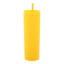 Eco-Friendly 16oz PP Plastic Water Bottle with Straws Custom BPA-Free Acrylic Tumbler with Lids for Back to School