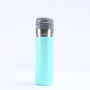 Customizable BPA Stainless Steel Water Bottle with Flip Top Lid Powder Coated Convenient Carry Handle for Outdoor Tours Camping