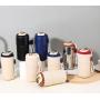 Dual Wall Stainless Steel Insulated Travel Tumbler Mug Smart LED Temperature Display Coffee Cup for Camping