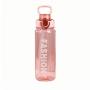 Hot Sale 750ml Summer Portable Sport Straw Water Bottle Drop-Proof Plastic Water Bottle with Rope for Back to School