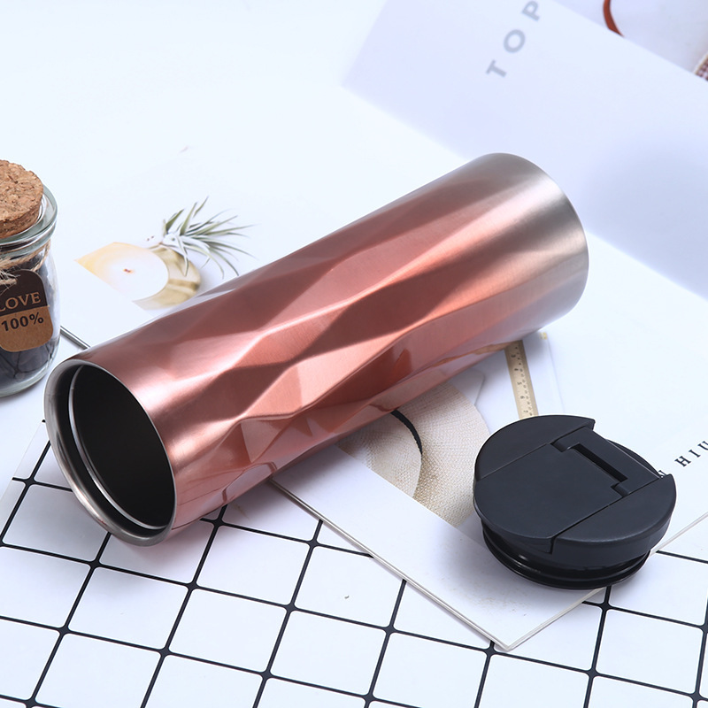 Custom Brand 17oz Double Wall Insulated Stainless Steel Luxury Insulated Travel Coffee Mug With Logo