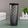Borge 500ml Fish Scale Double Wall Insulated Coffee Vacuum Car Mug Outdoor Car Tumbler
