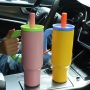 New Arrival 40oz American Style Stainless Steel Tumbler BPA-Free Lid Straw Cover Customizable Handle-304 Material Business Gifts