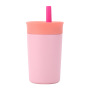 Best Seller 350ml Leakproof Stainless Steel Tumbler for Kids Custom Hot/Cold Water Bottle with Straw Cute Design for Camping