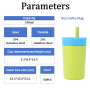 Best Seller 350ml Leakproof Stainless Steel Tumbler for Kids Custom Hot/Cold Water Bottle with Straw Cute Design for Camping