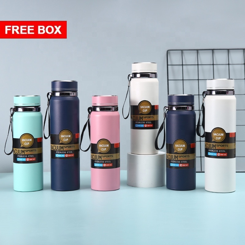 1L Outdoor with Led Digital Temperature Display Stainless Steel Vacuum Flask Thermal Thermos Smart Water Bottle for Wholesales