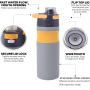 580ml Stainless Steel Thermos Water Bottle BPA Free Leakproof Sports Design American Style for Back to School
