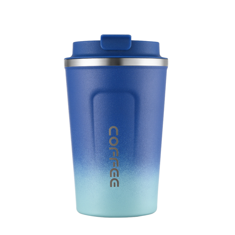 New Double Wall Stainless Steel 380ml Tumbler Smart Temperature Display Coffee Mug Cups for Tea and Beer Metal Material