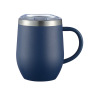 Custom 12oz Double Wall Stainless Steel Mug with Handle Vacuum Coffee Cup Wine Tumbler for Camping