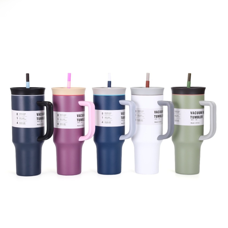 SHUNFEI USA Warehouse 16-Pack H2.0 40oz Stainless Steel Tumbler Insulated 12-24hr Thermal Performance Boiling Water Applicable