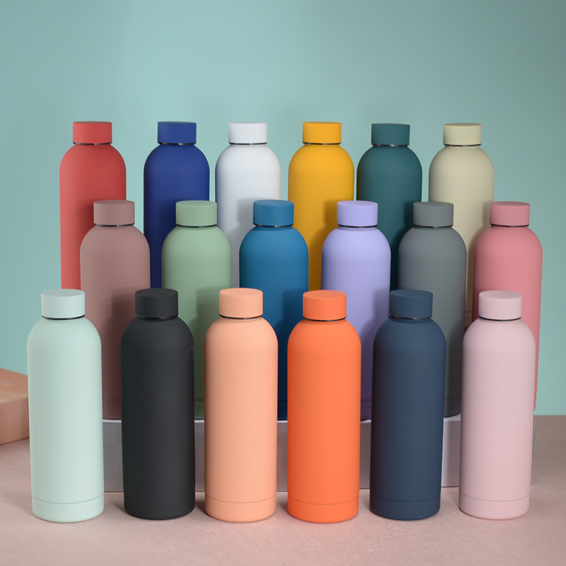Customized Logo 350/500/750ml Gym Sports Metal Bottles Sublimation Stainless Steel Vacuum Flasks Thermos Drinking Water Bottle