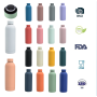 Customized Logo 350/500/750ml Gym Sports Metal Bottles Sublimation Stainless Steel Vacuum Flasks Thermos Drinking Water Bottle
