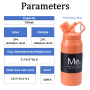 Large Capacity 950ml Stainless Steel Vacuum Cup Portable Handle Gym Camping Water Bottle Direct Drinking Applicable