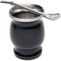 Brazilian Yerba Mate Tea Cup Double Wall Insulated Stainless Steel with Bombilla Straw Set for Business Gifts