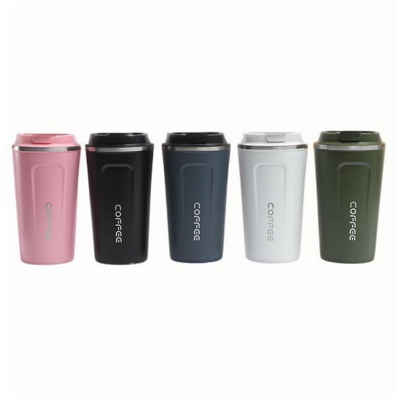Stainless Steel Insulated Thermal Coffee Tumbler Cups Double Wall for Mugs with Lid Ceramic Thermal Cup