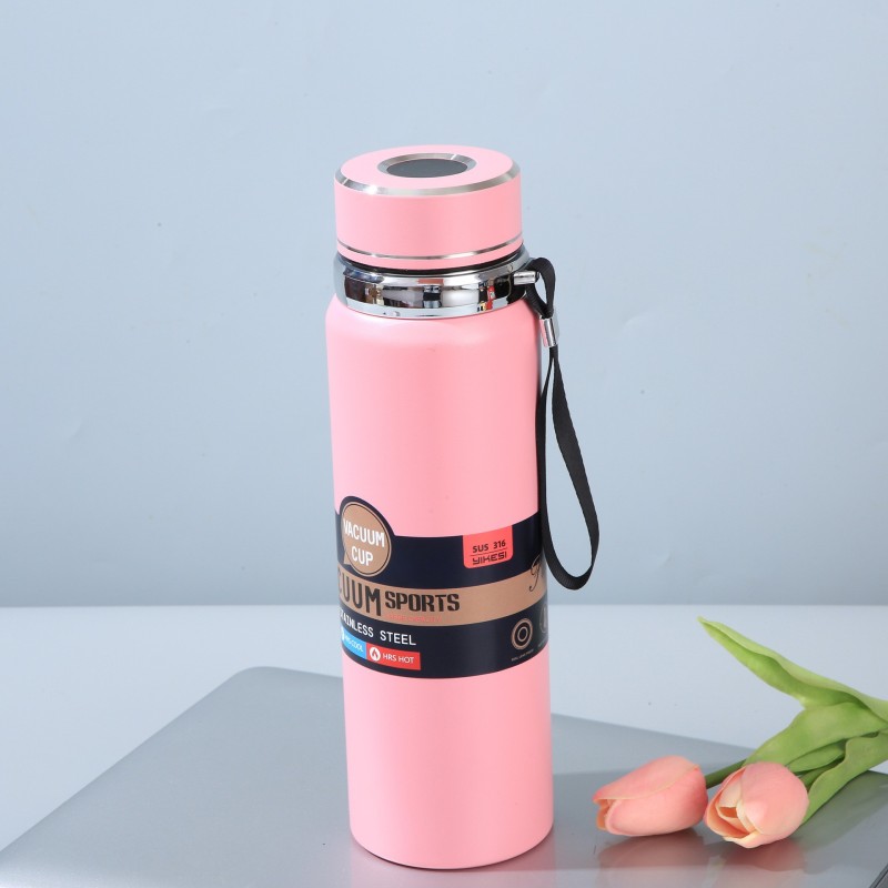 1000ml 316 Large Capacity Outdoor Stainless Steel Portable Vacuum Insulated Cup