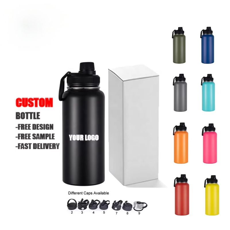 Custom 12oz Double Wall 304 Stainless Steel Vacuum Insulated Kettle Large Capacity Space Design Sports Mug Camping Applicable