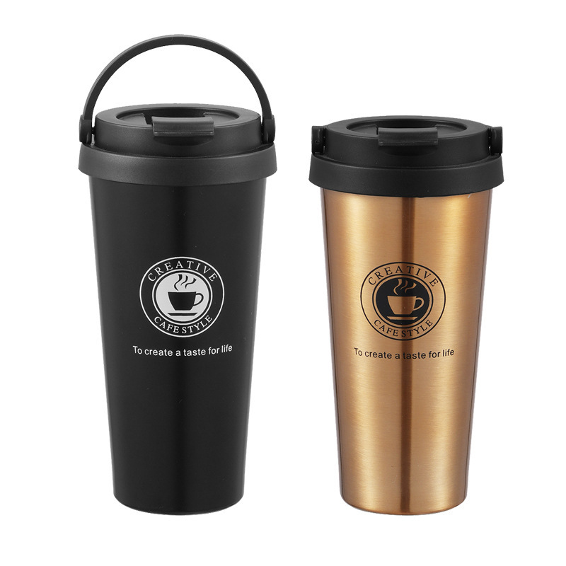 Wholesale Custom Logo Double-Walled Stainless Steel Tumbler Cups Vacuum-Insulated Coffee Tumblers with Lids for Business Gifts