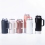 64oz Stainless Steel Vacuum Insulated Coffee Cup with Handle Large Capacity Portable Thermos Cup for Business Gifts