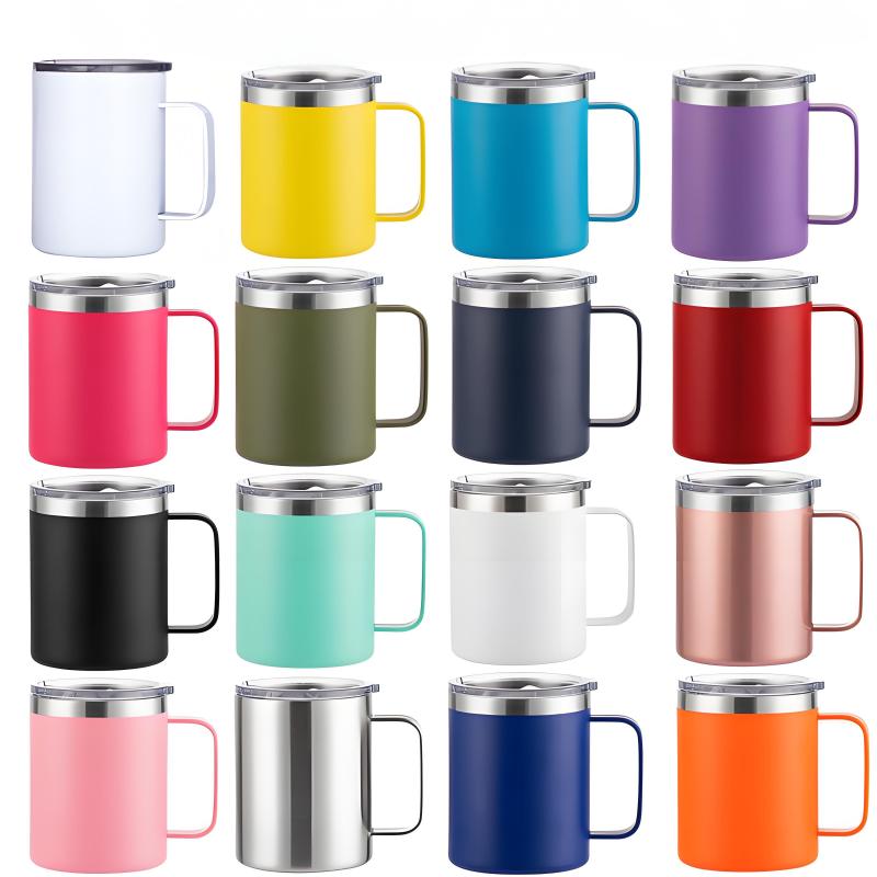 12oz/14oz/16oz/24oz Custom Factory Stainless Steel Coffee Mug Personalized Logo Printed for Adults for Business Gifts